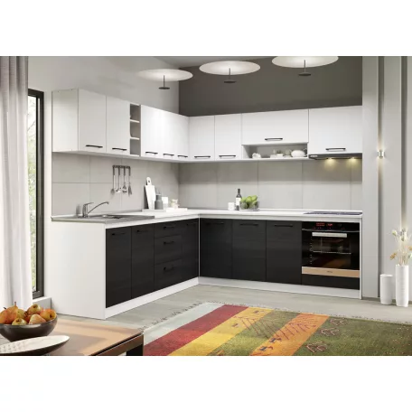 Ferrara konyha Luna fehérrel - 29 - 241,6/241,6 cm
