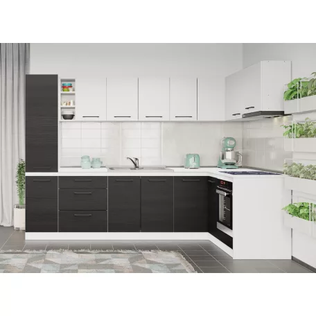 Ferrara konyha Luna fehérrel - 23 - 280/161,6 cm