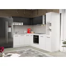 Fehér konyha ferrara Lotus - 28 - 181,6/261,6 cm