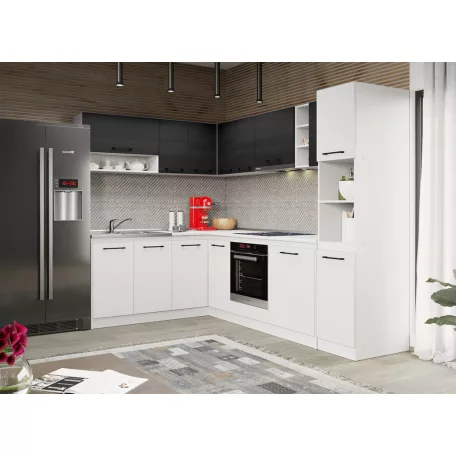 Fehér konyha ferrara Lotus - 28 - 181,6/261,6 cm