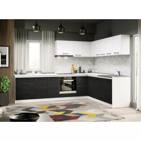 Ferrara konyha Luna fehérrel - 26 - 301,6/211,6 cm