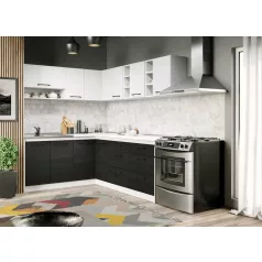 Ferrara konyha Luna fehérrel - 24 - 181,6/221,6 cm