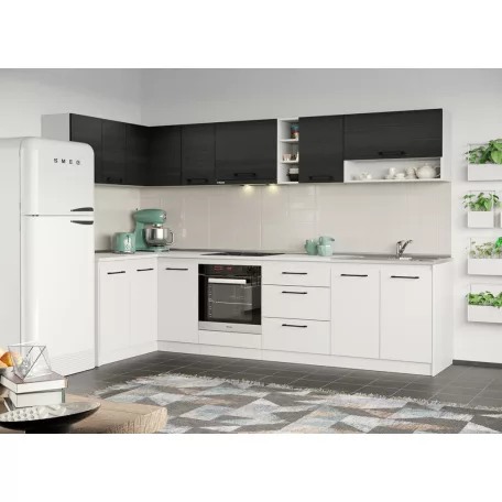 Fehér konyha ferrara Lotus - 32 - 141,6/301,6 cm