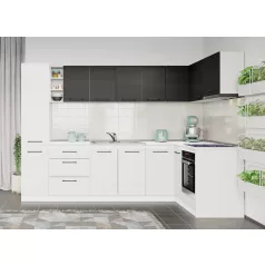 Fehér konyha ferrara Lotus - 23 - 280/161,6 cm