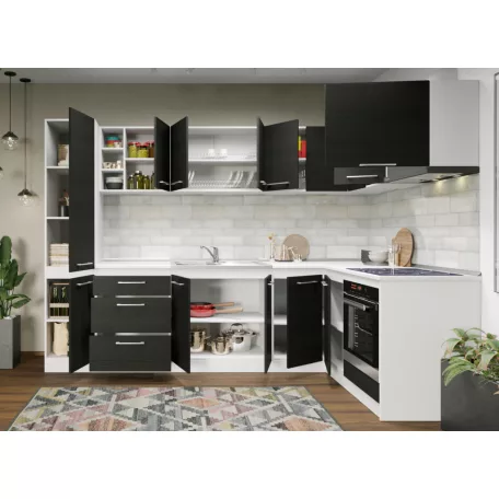 Fehér konyha ferrara Lotus - 23 - 280/161,6 cm