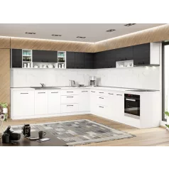 Fehér konyha ferrara Lotus - 33 - 301,6/301,6 cm