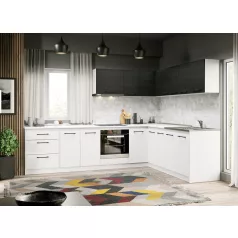 Fehér konyha ferrara Lotus - 26 - 301,6/211,6 cm