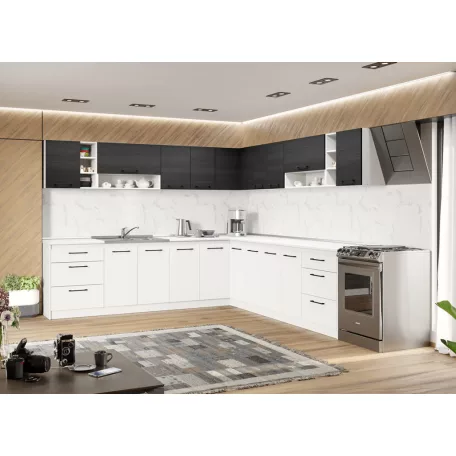 Fehér konyha ferrara Lotus - 34 - 281,6/281,6 cm