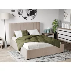   Kárpitozott ágy fix, lécezett ágyráccsal 90x200 cm, Falcone 102