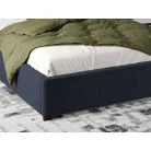 Kárpitozott ágy fix, lécezett ágyráccsal 90x200 cm, Eden 16