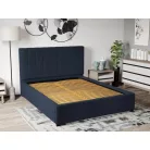 Kárpitozott ágy fix, lécezett ágyráccsal 90x200 cm, Eden 16