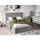 Kárpitozott ágy fix, lécezett ágyráccsal 90x200 cm, Falcone 21