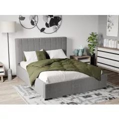   Kárpitozott ágy fix, lécezett ágyráccsal 90x200 cm, Falcone 21