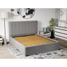 Kárpitozott ágy fix, lécezett ágyráccsal 90x200 cm, Falcone 21