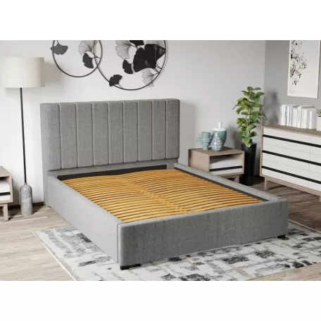 Kárpitozott ágy fix, lécezett ágyráccsal 90x200 cm, Falcone 21