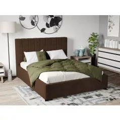   Kárpitozott ágy fix, lécezett ágyráccsal 90x200 cm, Poso 06