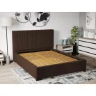 Kárpitozott ágy fix, lécezett ágyráccsal 90x200 cm, Poso 06