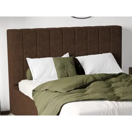 Kárpitozott ágy fix, lécezett ágyráccsal 90x200 cm, Poso 06