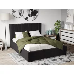   Kárpitozott ágy fix, lécezett ágyráccsal 90x200 cm, Eden 21