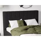 Kárpitozott ágy fix, lécezett ágyráccsal 90x200 cm, Eden 21