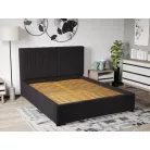 Kárpitozott ágy fix, lécezett ágyráccsal 90x200 cm, Eden 21