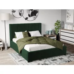   Kárpitozott ágy fix, lécezett ágyráccsal 90x200 cm, Riviera 38