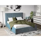 Kárpitozott ágy fix, lécezett ágyráccsal 90x200 cm, Poso 26