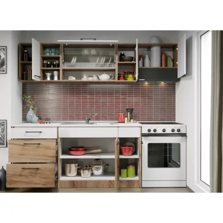 Bonita konyhabútor - Összeállítás  03 - 202 cm