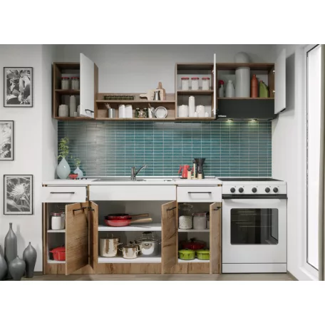 Bonita konyhabútor - Összeállítás  07 - 222 cm