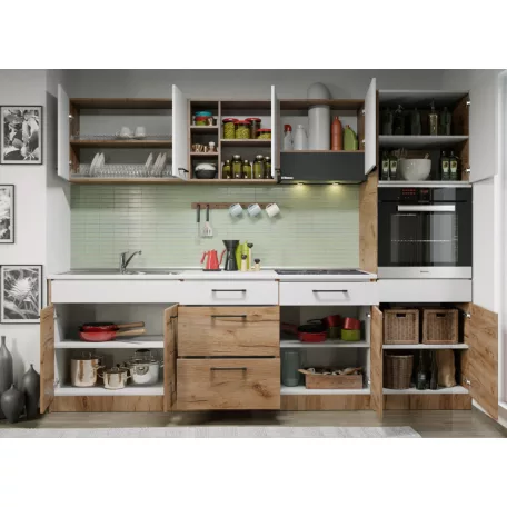 Bonita konyhabútor - Összeállítás  08 - 264,2 cm