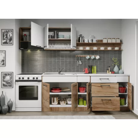 Bonita konyhabútor - Összeállítás  10 - 262 cm