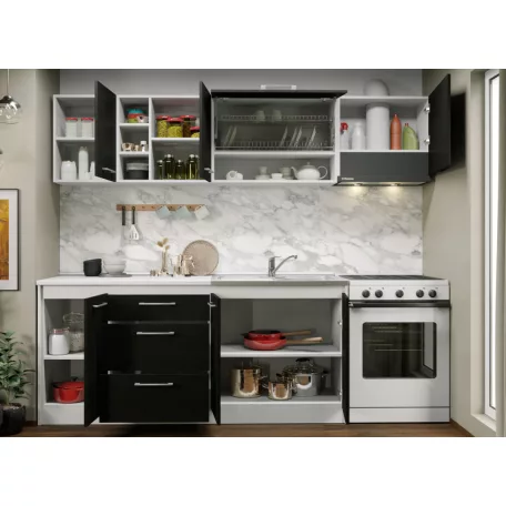 Konyha Noir - 22 - 260 cm