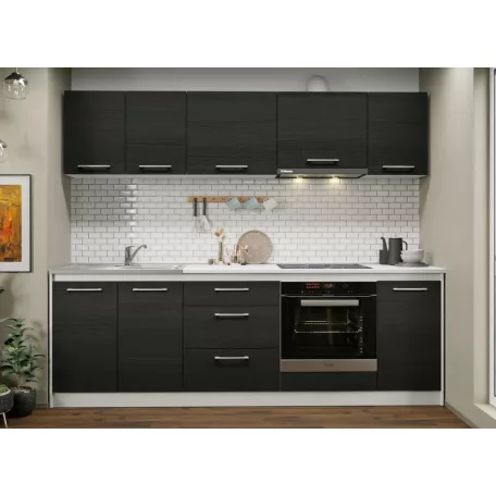 Konyha Noir - 19 - 243,2 cm