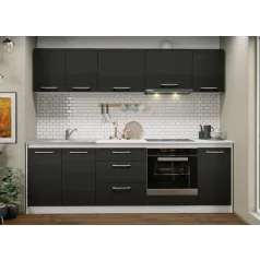 Konyha Noir - 19 - 243,2 cm