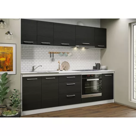 Konyha Noir - 19 - 243,2 cm
