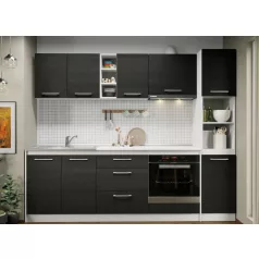 Konyha Noir - 18 - 243,2 cm