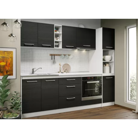 Konyha Noir - 18 - 243,2 cm