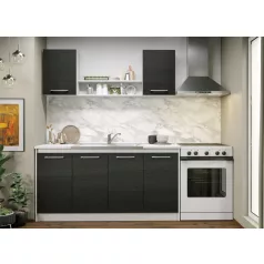 Konyha Noir - 06 - 163,2 cm