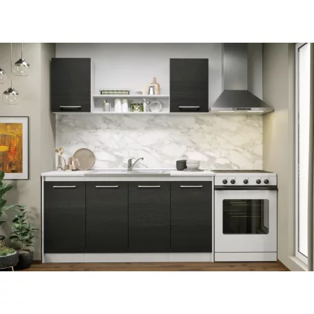 Konyha Noir - 06 - 163,2 cm