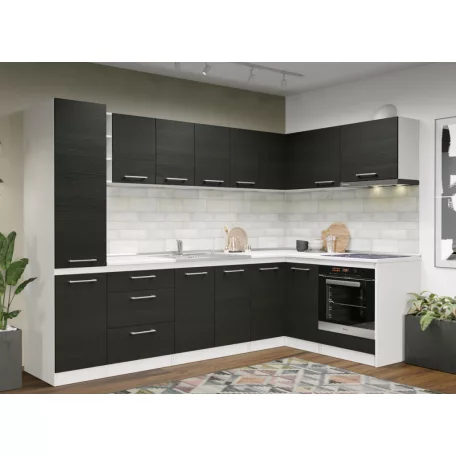 Konyha Noir - 23 - 280/161,6 cm
