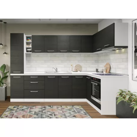 Konyha Noir - 23 - 280/161,6 cm