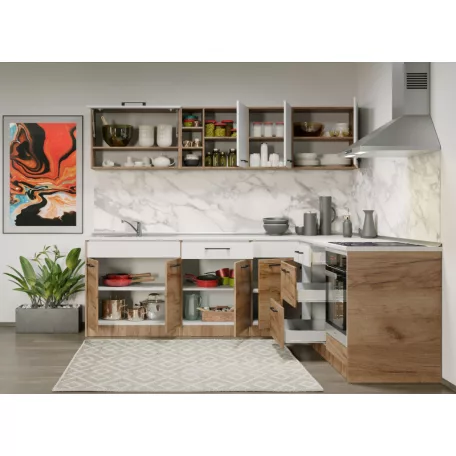 Bonita konyhabútor - Összeállítás  12 - 244/224 cm