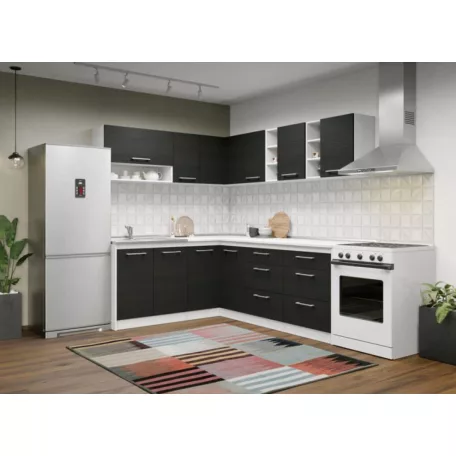 Konyha Noir - 24 - 181,6/221,6 cm