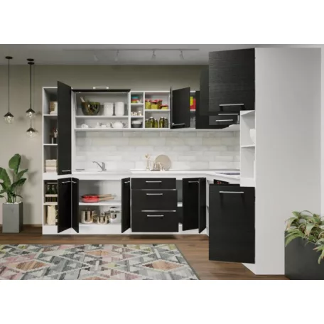 Konyha Noir - 25 - 280/230 cm