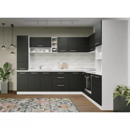 Konyha Noir - 25 - 280/230 cm