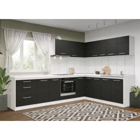 Konyha Noir - 26 - 301,6/211,6 cm