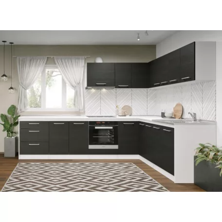 Konyha Noir - 26 - 301,6/211,6 cm