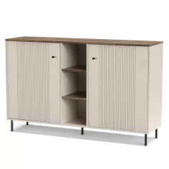 Tiramisu polcos-ajtós komód kasmir-antik tölgy