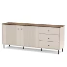 Tiramisu két ajtós-három fiókos komód 2D+3S kasmir-antik tölgy