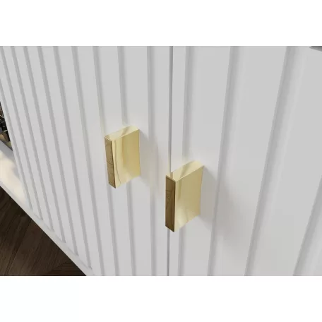 Piano Tv szekrény 2D fehér